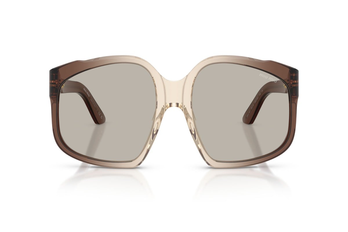 OCCHIALE DA SOLE DONNA | MIU MIU MU A07S - 25G40U SFUMATURA MARRONE - CALIBRO 59