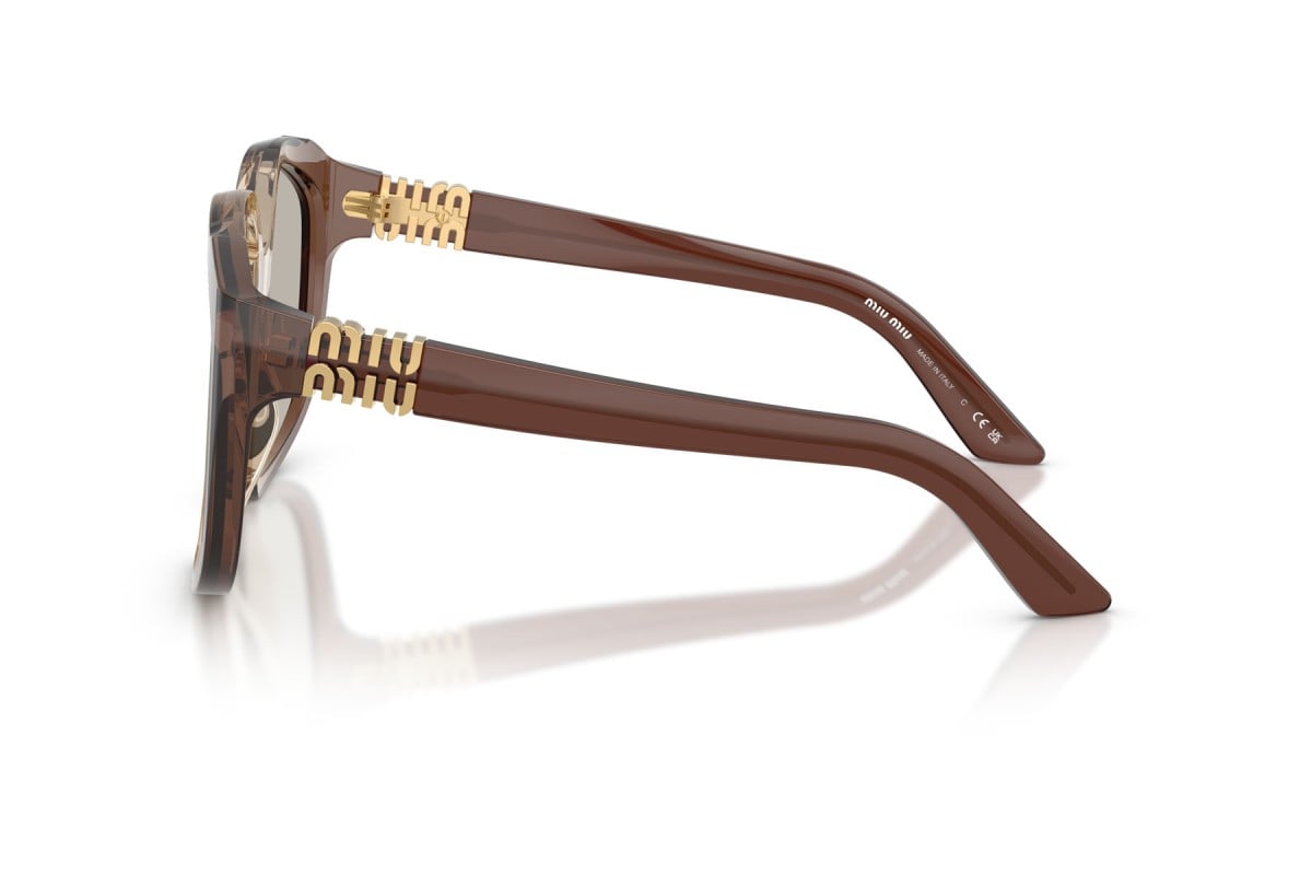OCCHIALE DA SOLE DONNA | MIU MIU MU A07S - 25G40U SFUMATURA MARRONE - CALIBRO 59