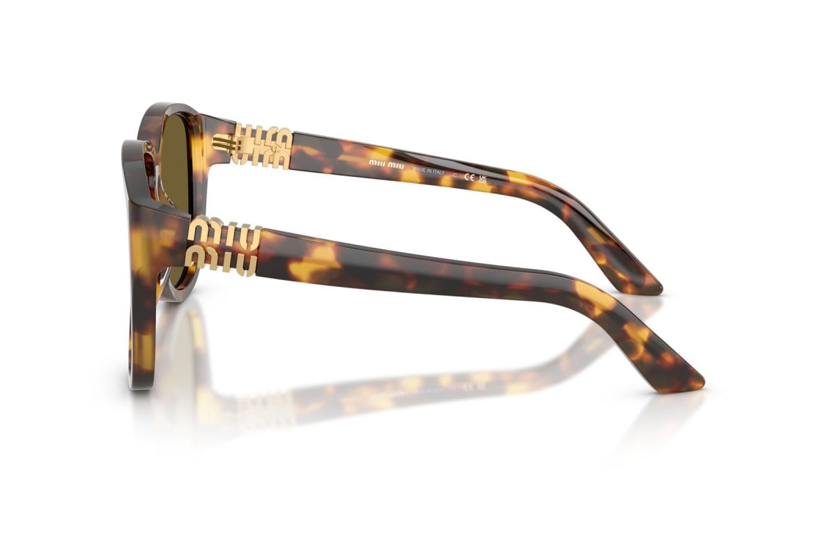 OCCHIALE DA SOLE DONNA | MIU MIU MU A08S - 14L09Z MIELE AVANA - CALIBRO 61