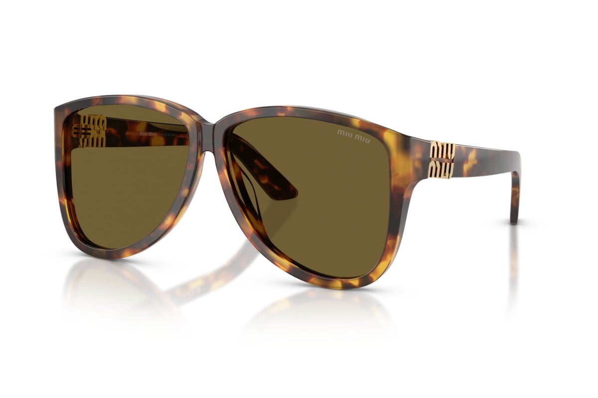 OCCHIALE DA SOLE DONNA | MIU MIU MU A08S - 14L09Z MIELE AVANA - CALIBRO 61