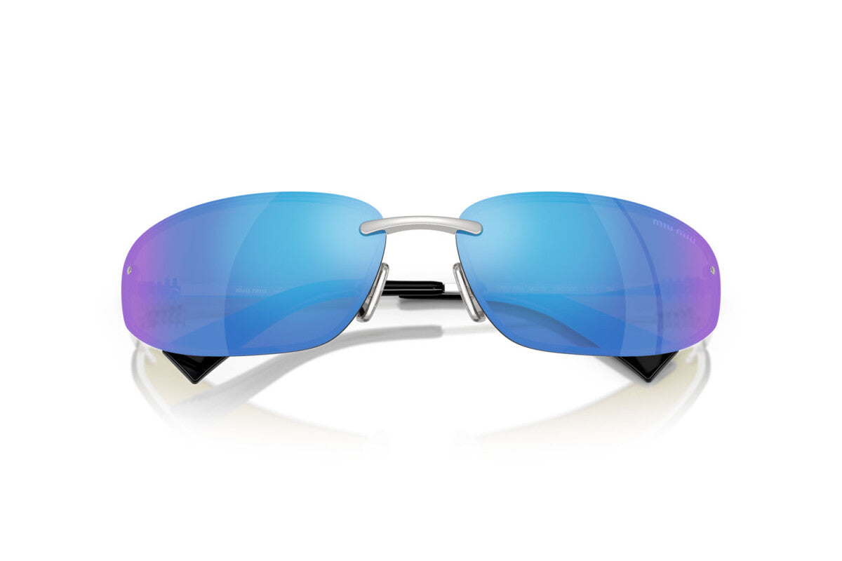 MIU MIU - 1BC10K ARGENTO | OCCHIALE DA SOLE DONNA - MU A50S CALIBRO 68