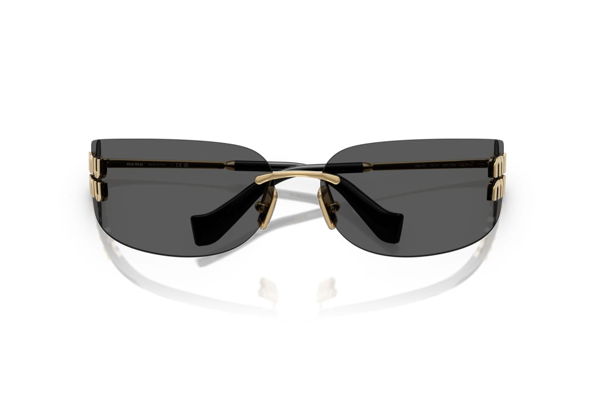 OCCHIALE DA SOLE DONNA | MIU MIU MU A51S - 5AK5S0 ORO - CALIBRO 75