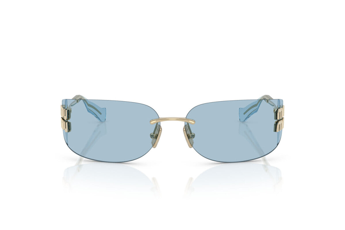 MIU MIU - ZVN10P ORO PALLIDO | OCCHIALE DA SOLE DONNA - MU A51S CALIBRO 75