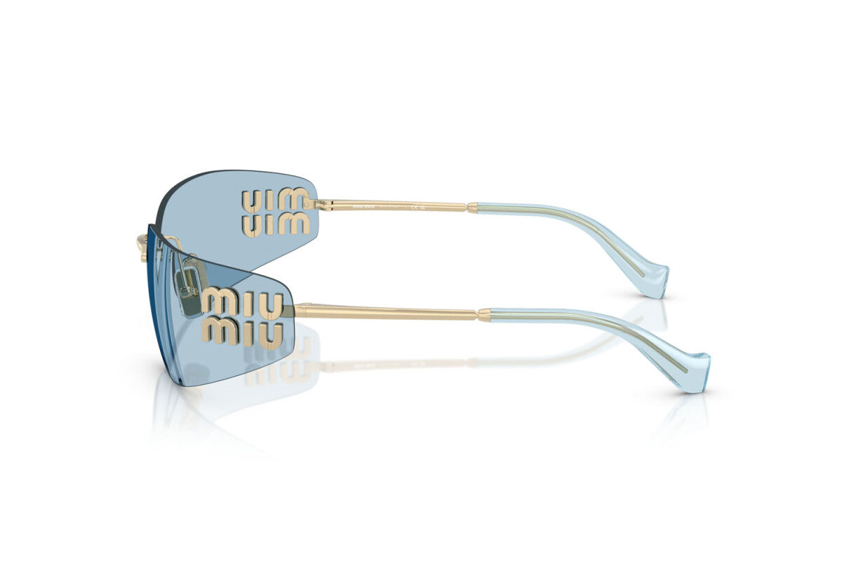 MIU MIU - ZVN10P ORO PALLIDO | OCCHIALE DA SOLE DONNA - MU A51S CALIBRO 75