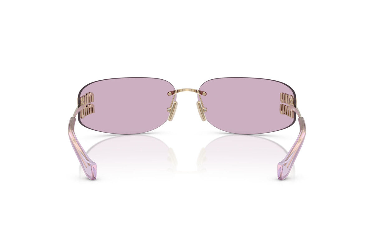 MIU MIU - ZVN90O ORO PALLIDO | OCCHIALE DA SOLE DONNA - MU A51S CALIBRO 75