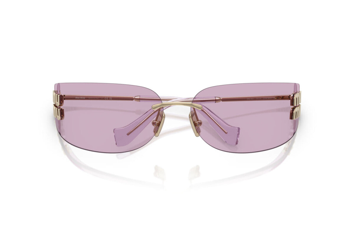 MIU MIU - ZVN90O ORO PALLIDO | OCCHIALE DA SOLE DONNA - MU A51S CALIBRO 75