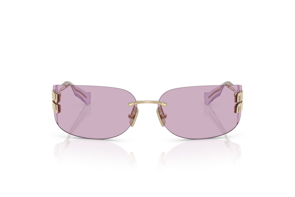 MIU MIU - ZVN90O ORO PALLIDO | OCCHIALE DA SOLE DONNA - MU A51S CALIBRO 75