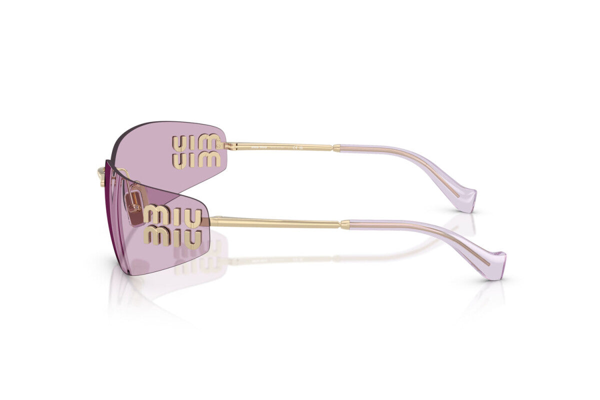 MIU MIU - ZVN90O ORO PALLIDO | OCCHIALE DA SOLE DONNA - MU A51S CALIBRO 75