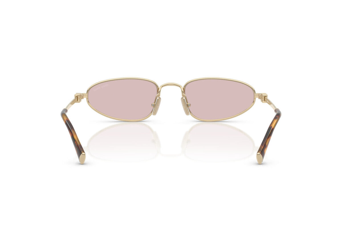 MIU MIU - ZVN4I0 ORO PALLIDO | OCCHIALE DA SOLE DONNA - MU A52S CALIBRO 52