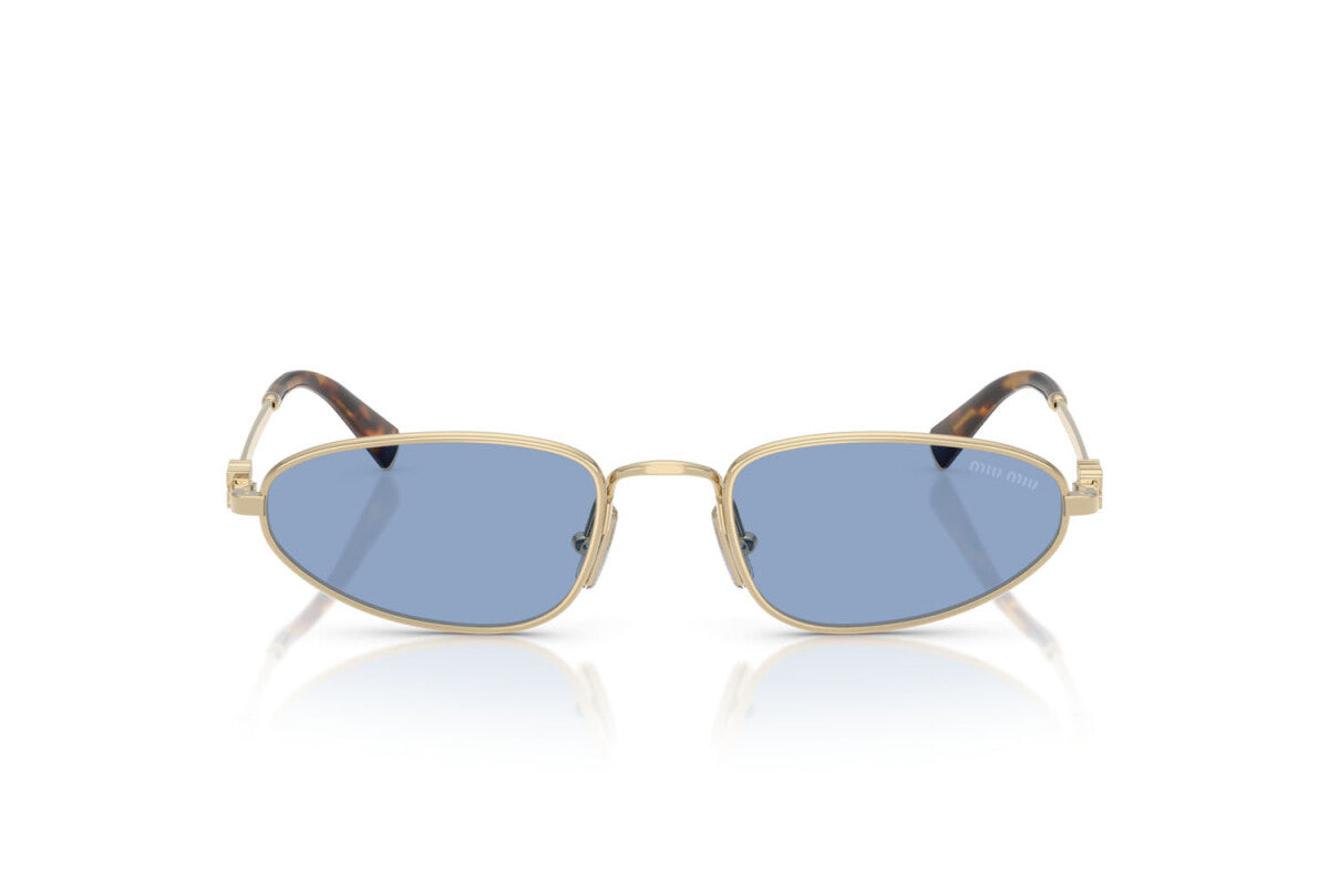 MIU MIU - ZVN60O ORO PALLIDO | OCCHIALE DA SOLE DONNA - MU A52S CALIBRO 52