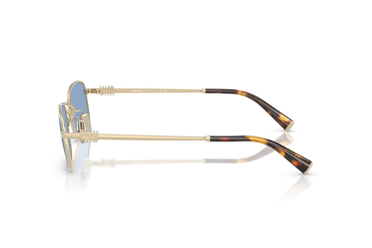MIU MIU - ZVN60O ORO PALLIDO | OCCHIALE DA SOLE DONNA - MU A53S CALIBRO 49