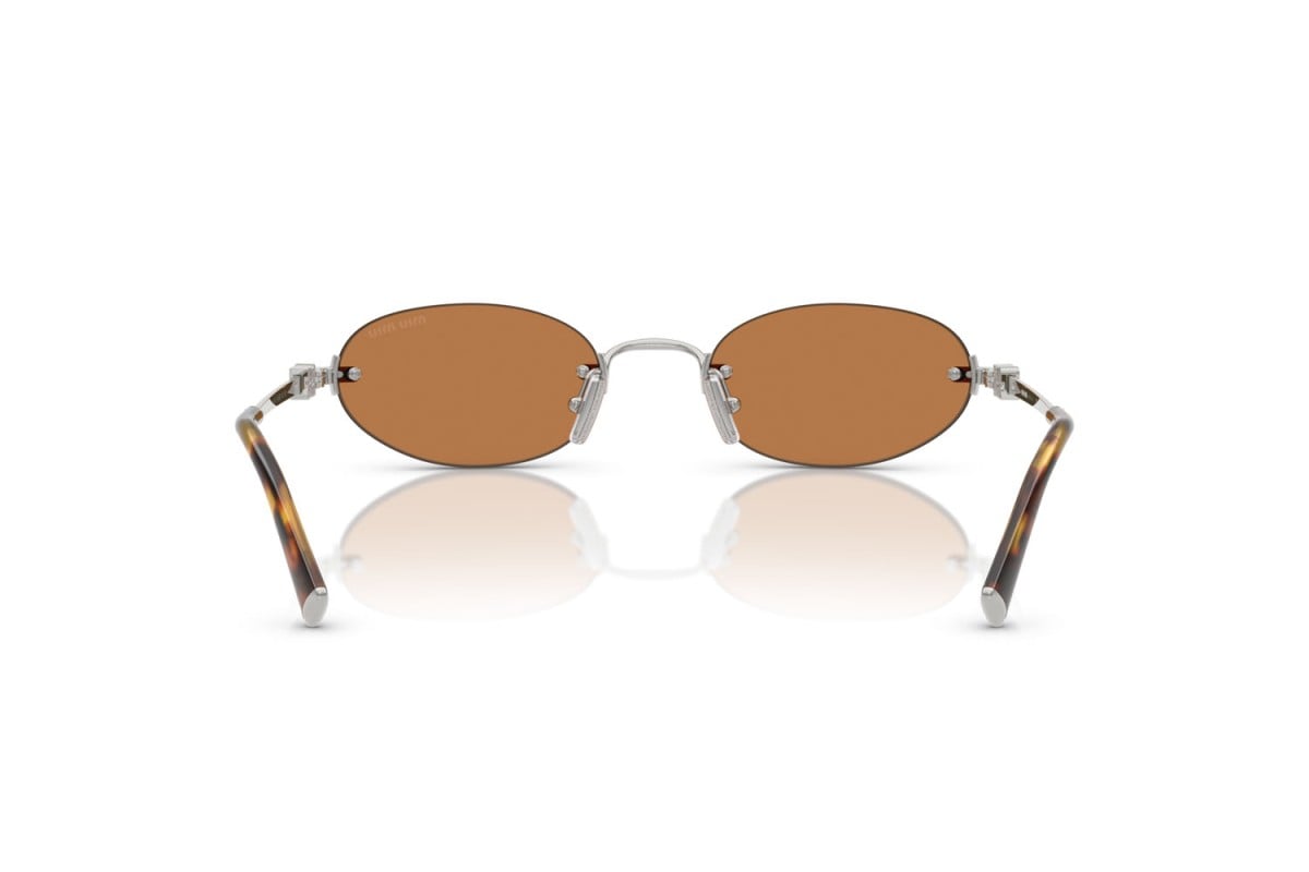 OCCHIALE DA SOLE DONNA | MIU MIU MU A54S - 1BC90Q ARGENTO - CALIBRO 51