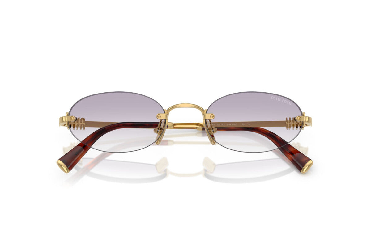 MIU MIU - 5AK04O ORO | OCCHIALE DA SOLE DONNA - MU A54S CALIBRO 51
