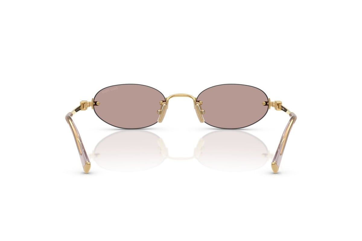 OCCHIALE DA SOLE DONNA | MIU MIU MU A54S - 5AK20I ORO - CALIBRO 51