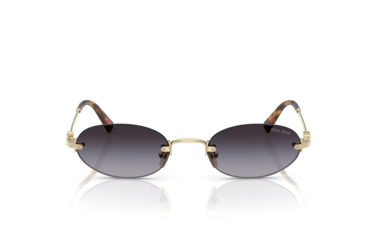 OCCHIALE DA SOLE DONNA | MIU MIU MU A54S - ZVN5D1 ORO PALLIDO - CALIBRO 51