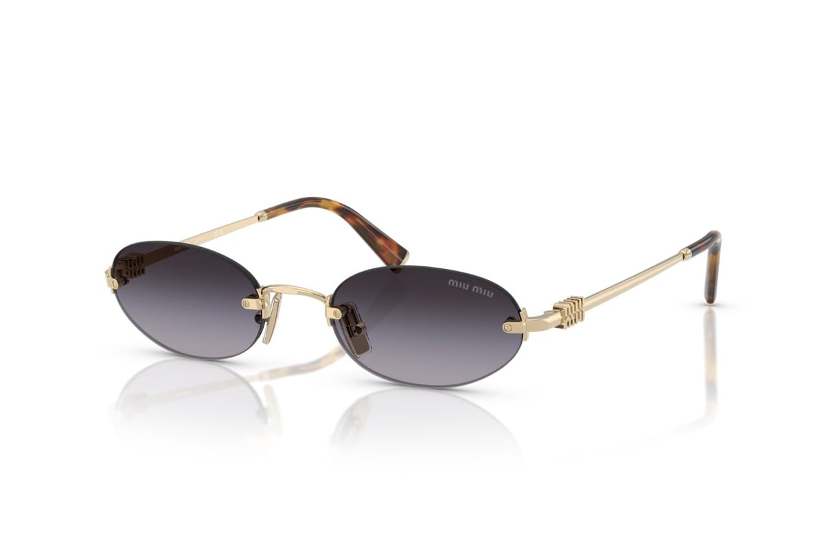 OCCHIALE DA SOLE DONNA | MIU MIU MU A54S - ZVN5D1 ORO PALLIDO - CALIBRO 51