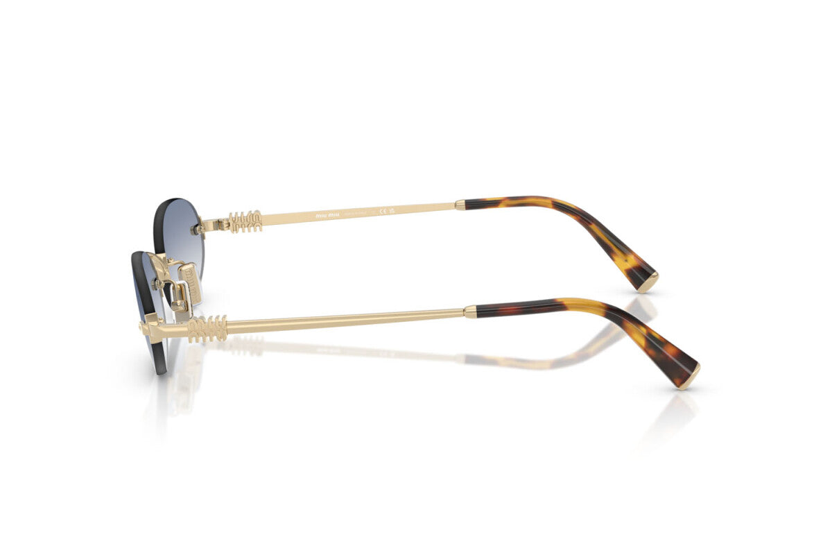 MIU MIU - ZVN80O ORO PALLIDO | OCCHIALE DA SOLE DONNA - MU A54S CALIBRO 51