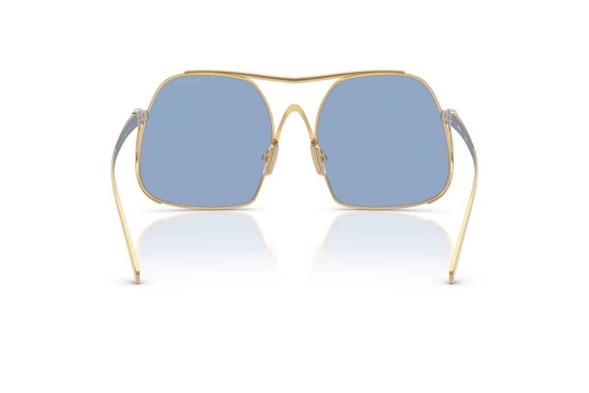 OCCHIALE DA SOLE DONNA | MIU MIU MU A55S - 5AK30U ORO - CALIBRO 57