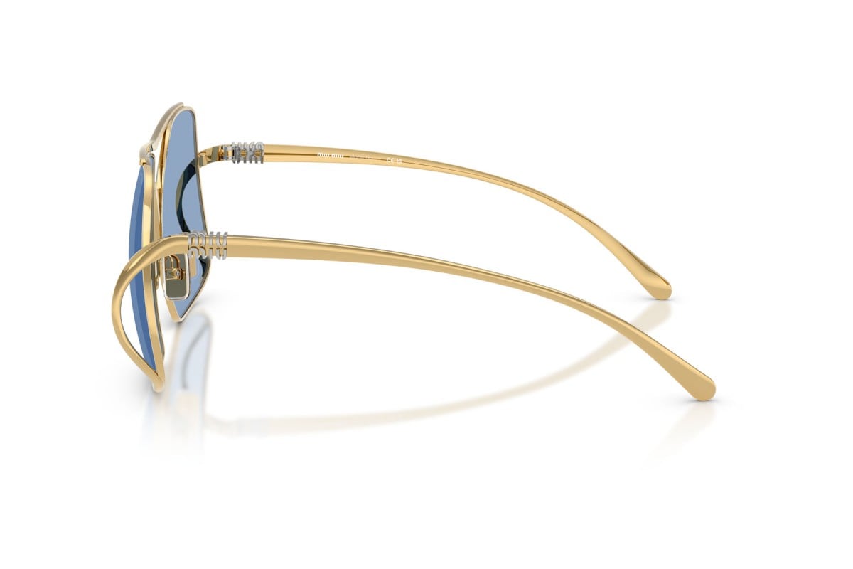 OCCHIALE DA SOLE DONNA | MIU MIU MU A55S - 5AK30U ORO - CALIBRO 57