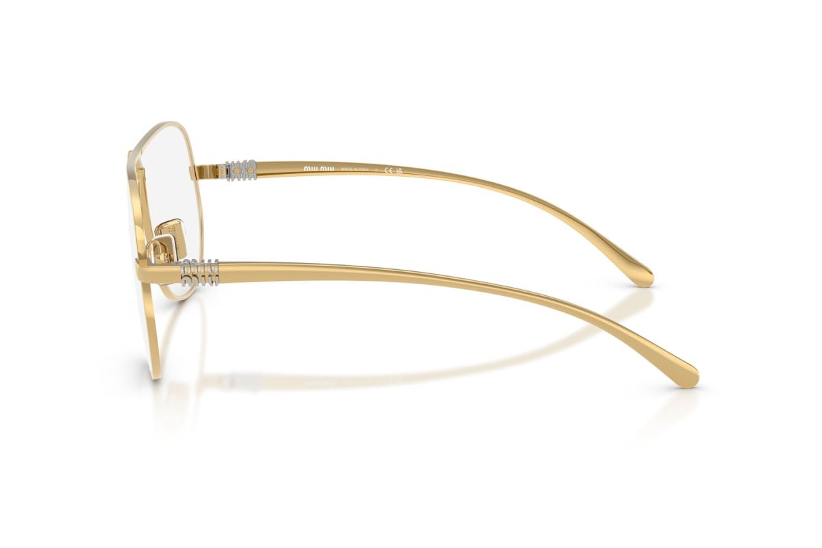 OCCHIALE DA SOLE DONNA | MIU MIU MU A56S - 5AK08N ORO - CALIBRO 66