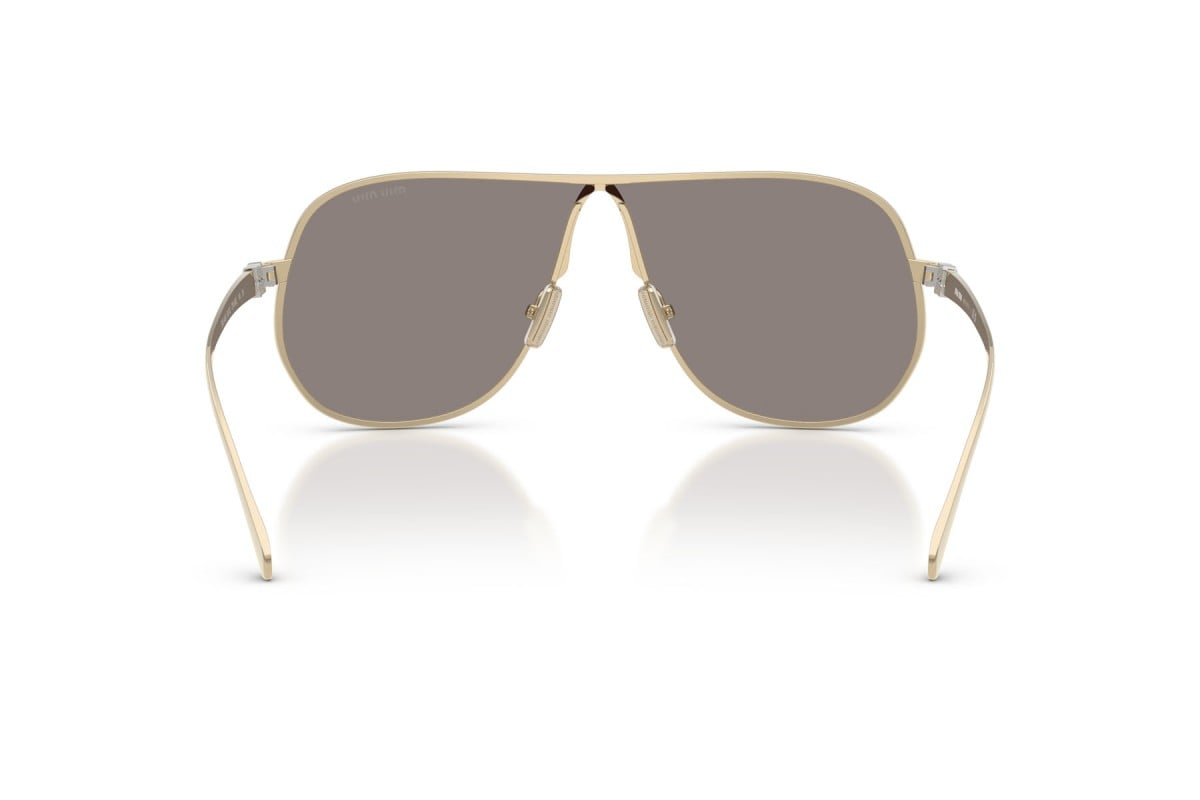 OCCHIALE DA SOLE DONNA | MIU MIU MU A56S - ZVN80Q ORO PALLIDO - CALIBRO 66