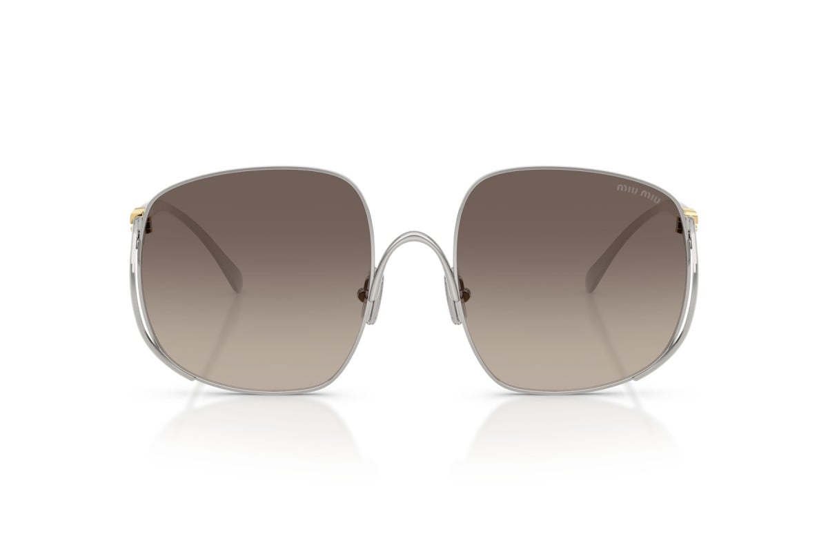 OCCHIALE DA SOLE DONNA | MIU MIU MU A57S - 1BC30S ARGENTO - CALIBRO 57