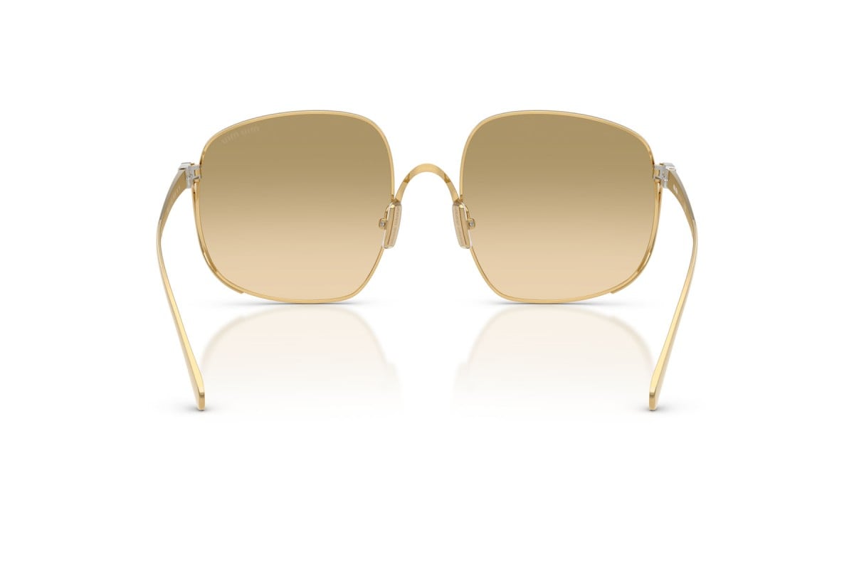 OCCHIALE DA SOLE DONNA | MIU MIU MU A57S - 5AK20S ORO - CALIBRO 57
