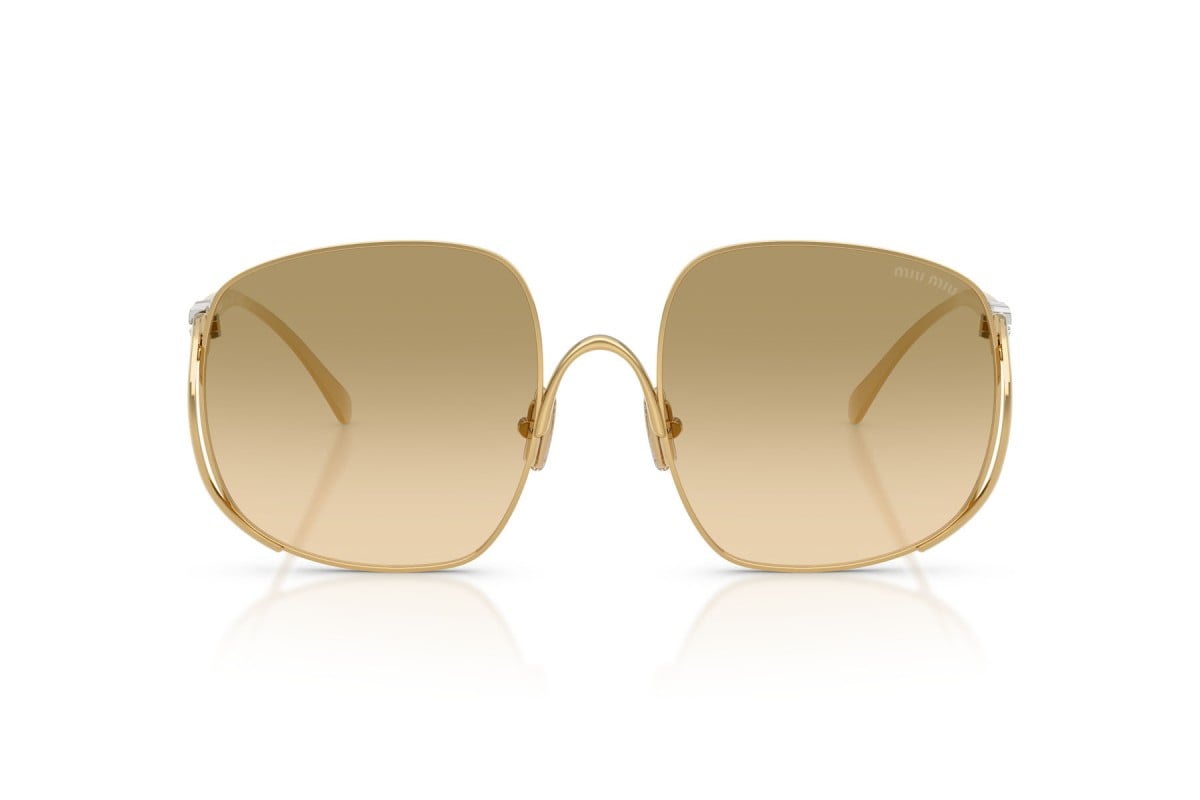 OCCHIALE DA SOLE DONNA | MIU MIU MU A57S - 5AK20S ORO - CALIBRO 57