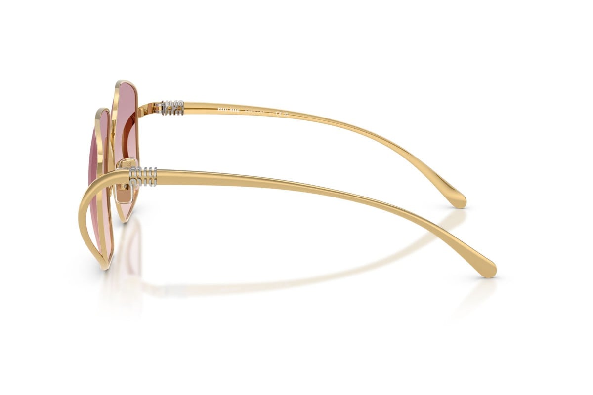 OCCHIALE DA SOLE DONNA | MIU MIU MU A57S - 5AK40S ORO - CALIBRO 57