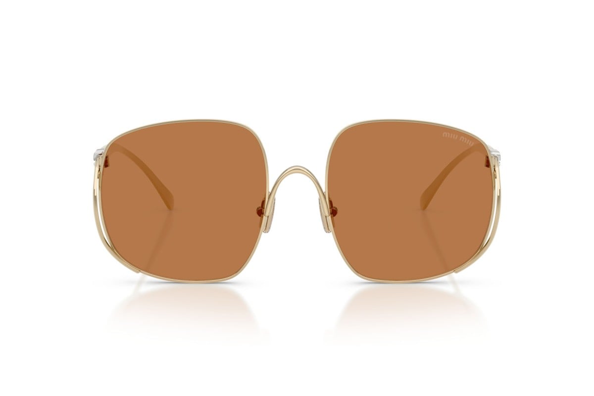 OCCHIALE DA SOLE DONNA | MIU MIU MU A57S - ZVN90Q ORO PALLIDO - CALIBRO 57