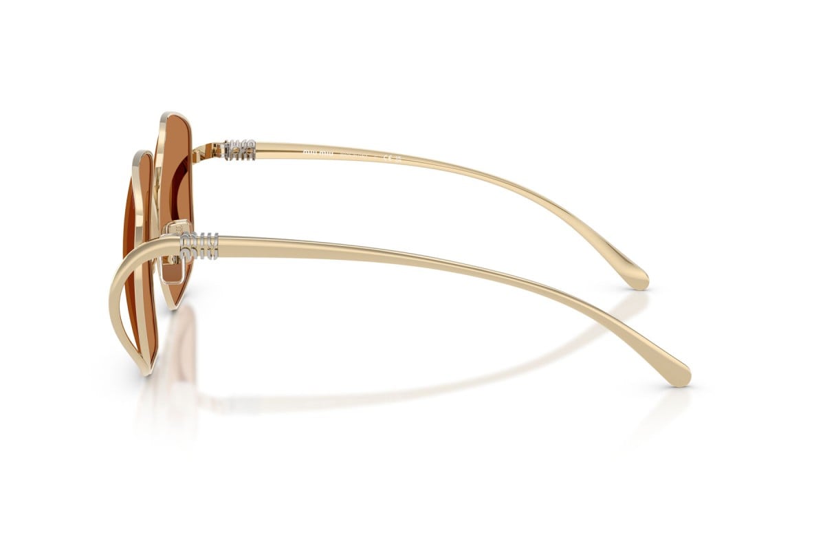 OCCHIALE DA SOLE DONNA | MIU MIU MU A57S - ZVN90Q ORO PALLIDO - CALIBRO 57