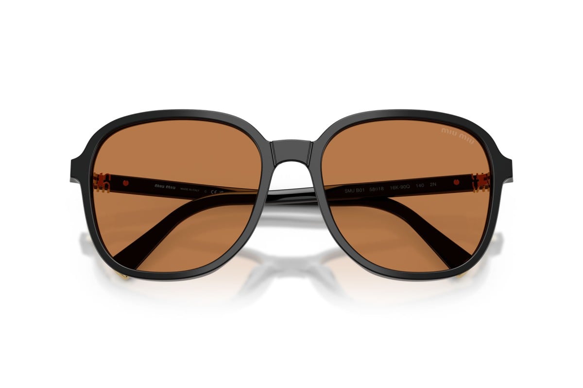 OCCHIALE DA SOLE DONNA | MIU MIU MU B01S - 16K90Q NERO - CALIBRO 58