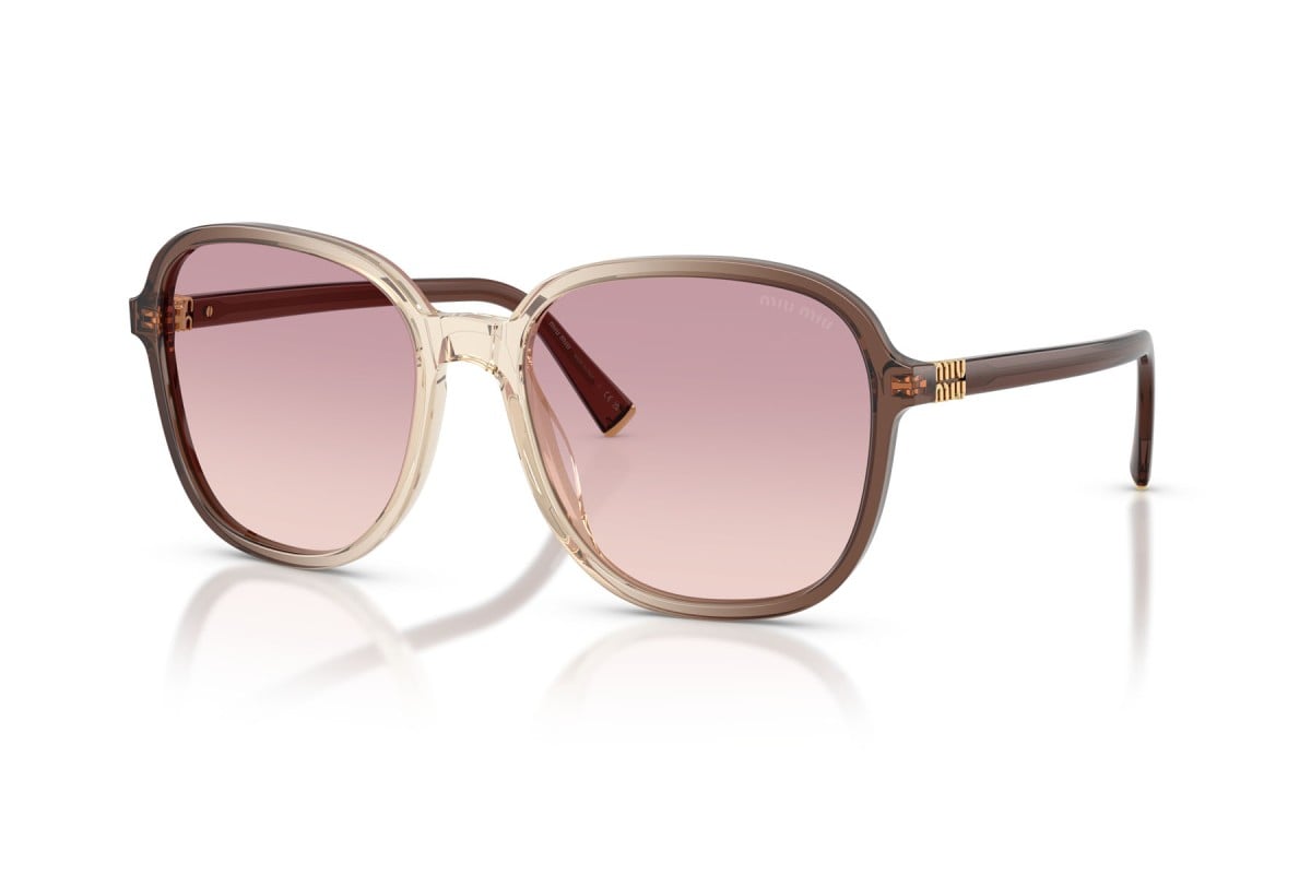 OCCHIALE DA SOLE DONNA | MIU MIU MU B01S - 25G40S SFUMATURA MARRONE - CALIBRO 58