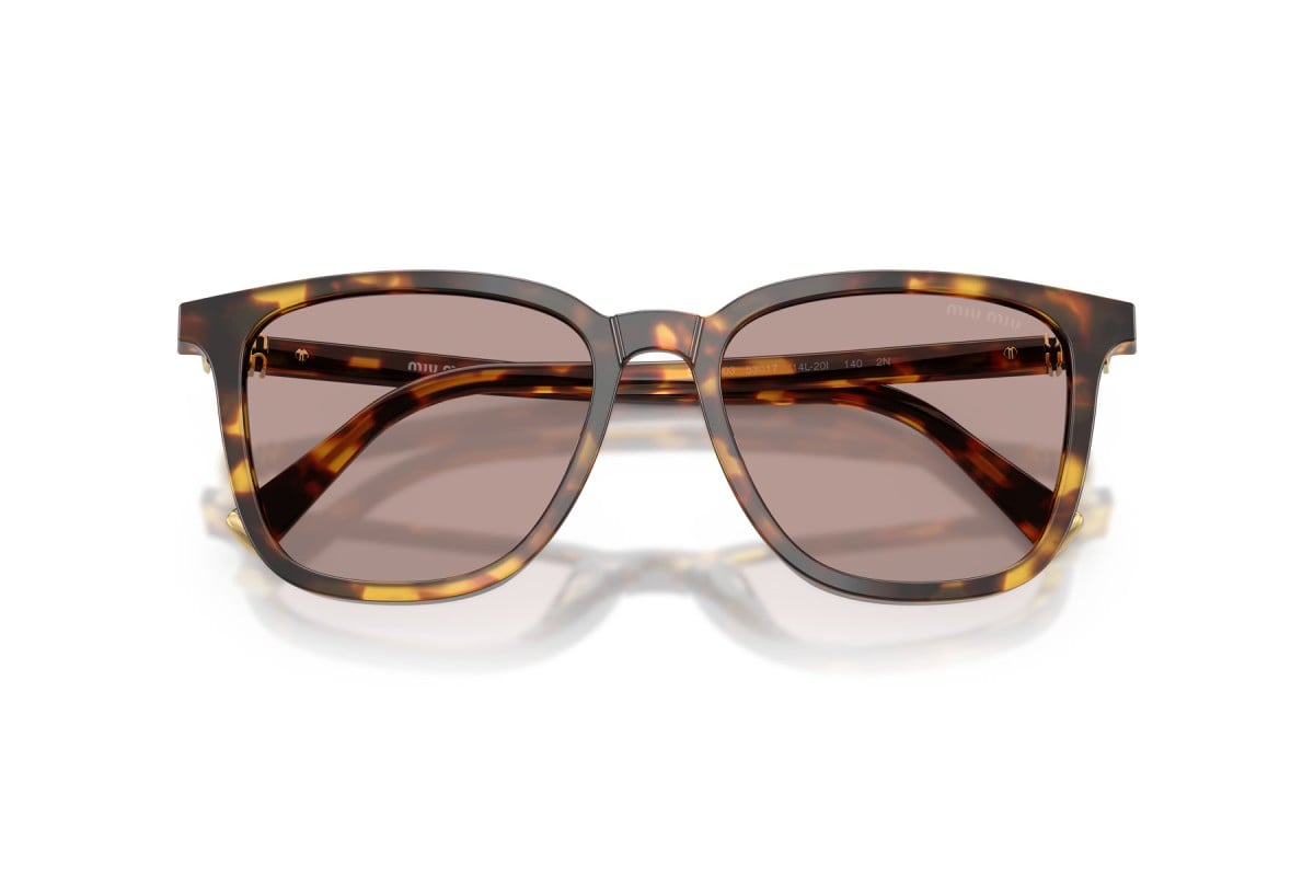 OCCHIALE DA SOLE DONNA | MIU MIU MU B03S - 14L20I MIELE AVANA - CALIBRO 53