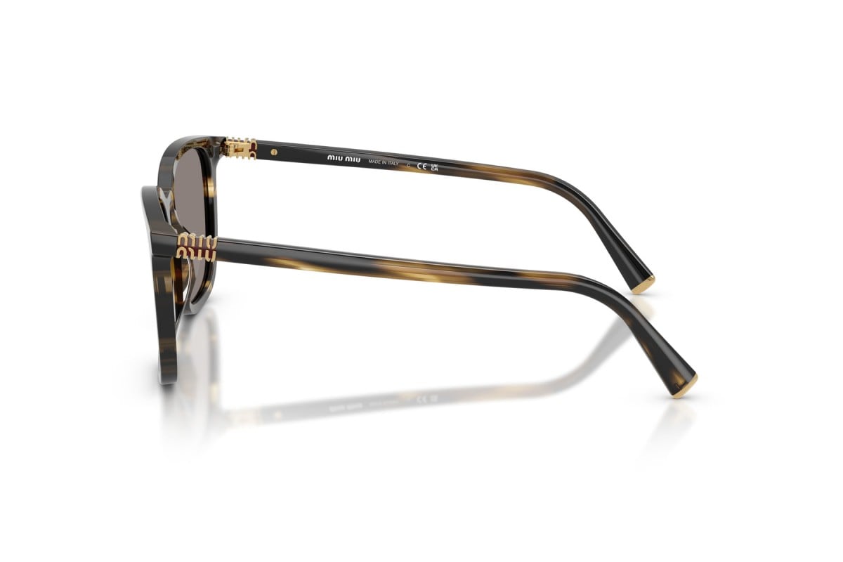 OCCHIALE DA SOLE DONNA | MIU MIU MU B03S - 25E80Q LODEN A RIGHE - CALIBRO 53