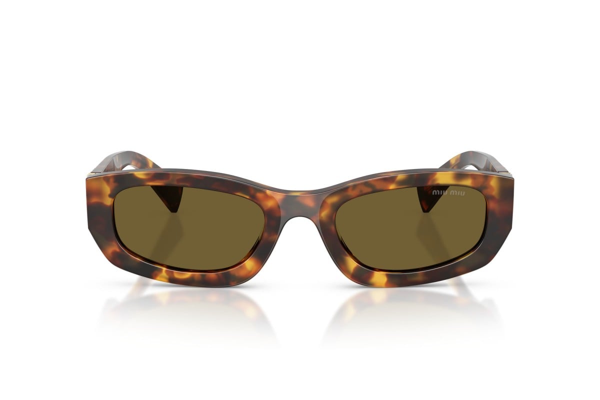 OCCHIALE DA SOLE DONNA | MIU MIU MU B04S - 14L09Z MIELE DELL'AVANA - CALIBRO 53