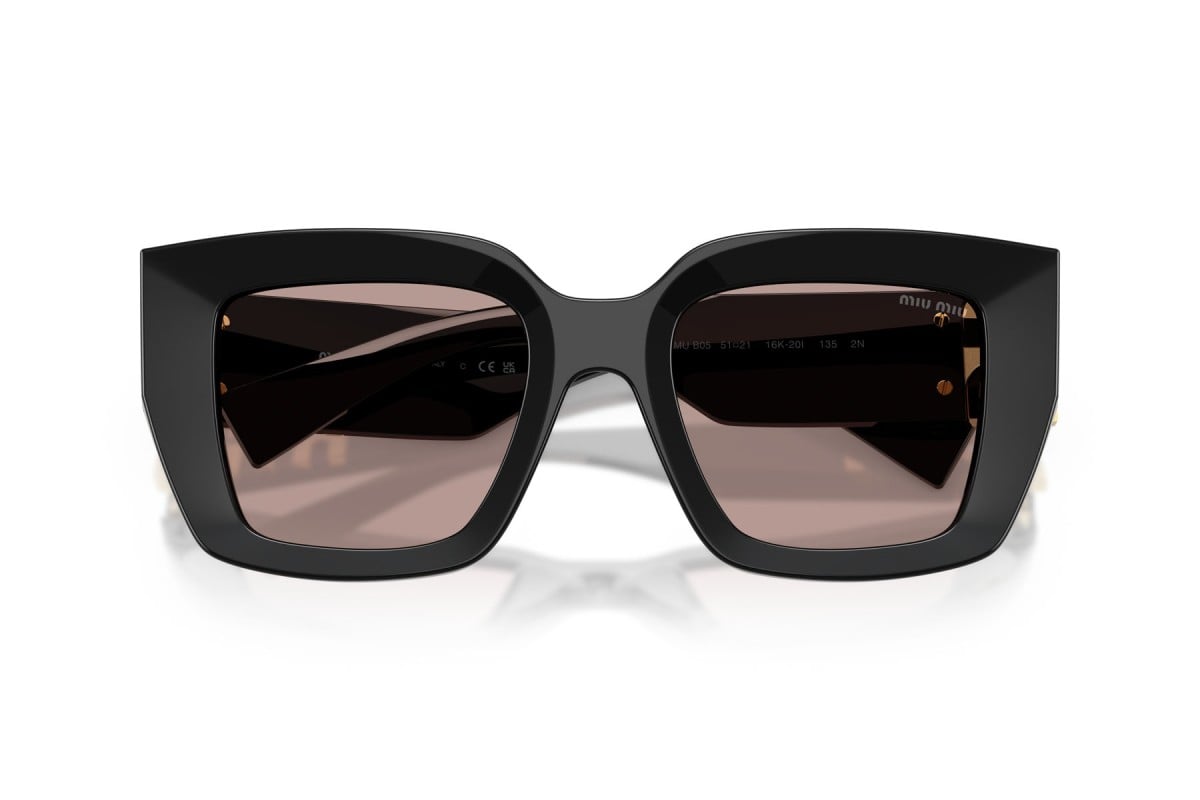 OCCHIALE DA SOLE DONNA | MIU MIU MU B05S - 16K20I NERO - CALIBRO 51