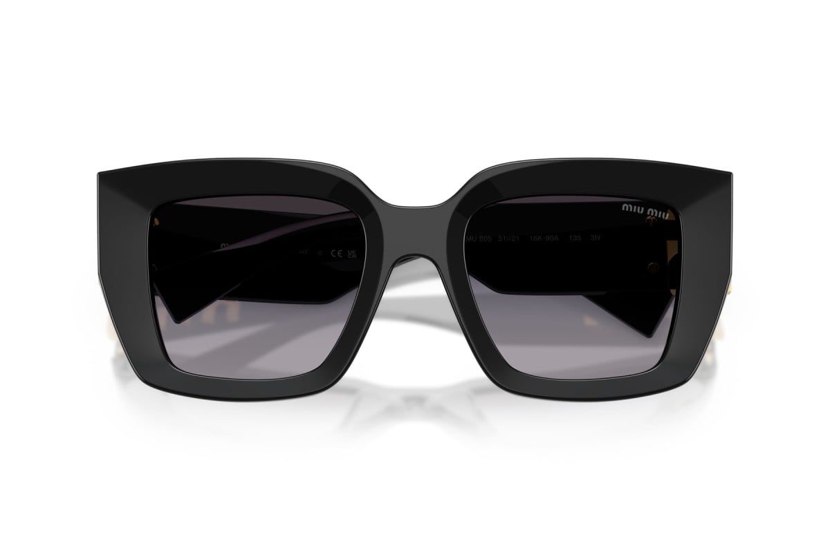 OCCHIALE DA SOLE DONNA | MIU MIU MU B05S - 16K90A NERO - CALIBRO 51