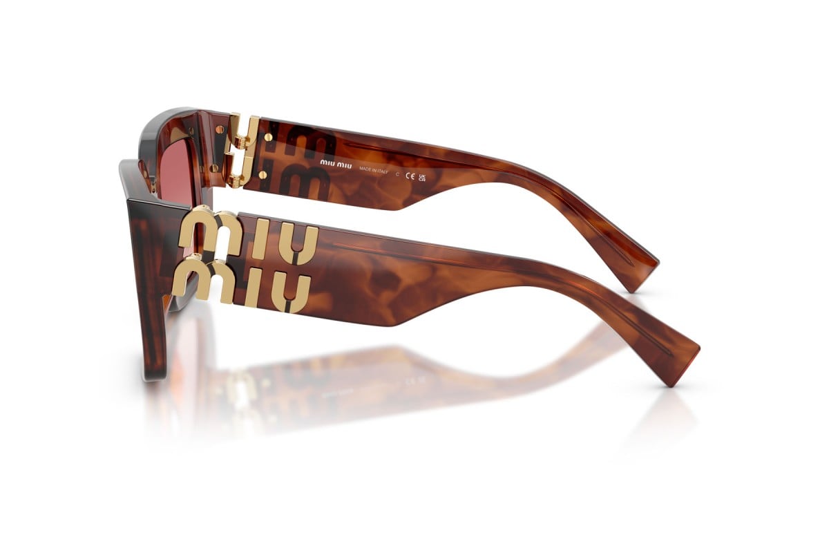 OCCHIALE DA SOLE DONNA | MIU MIU MU B05S - 26E50U TABACCO STRIATO - CALIBRO 51