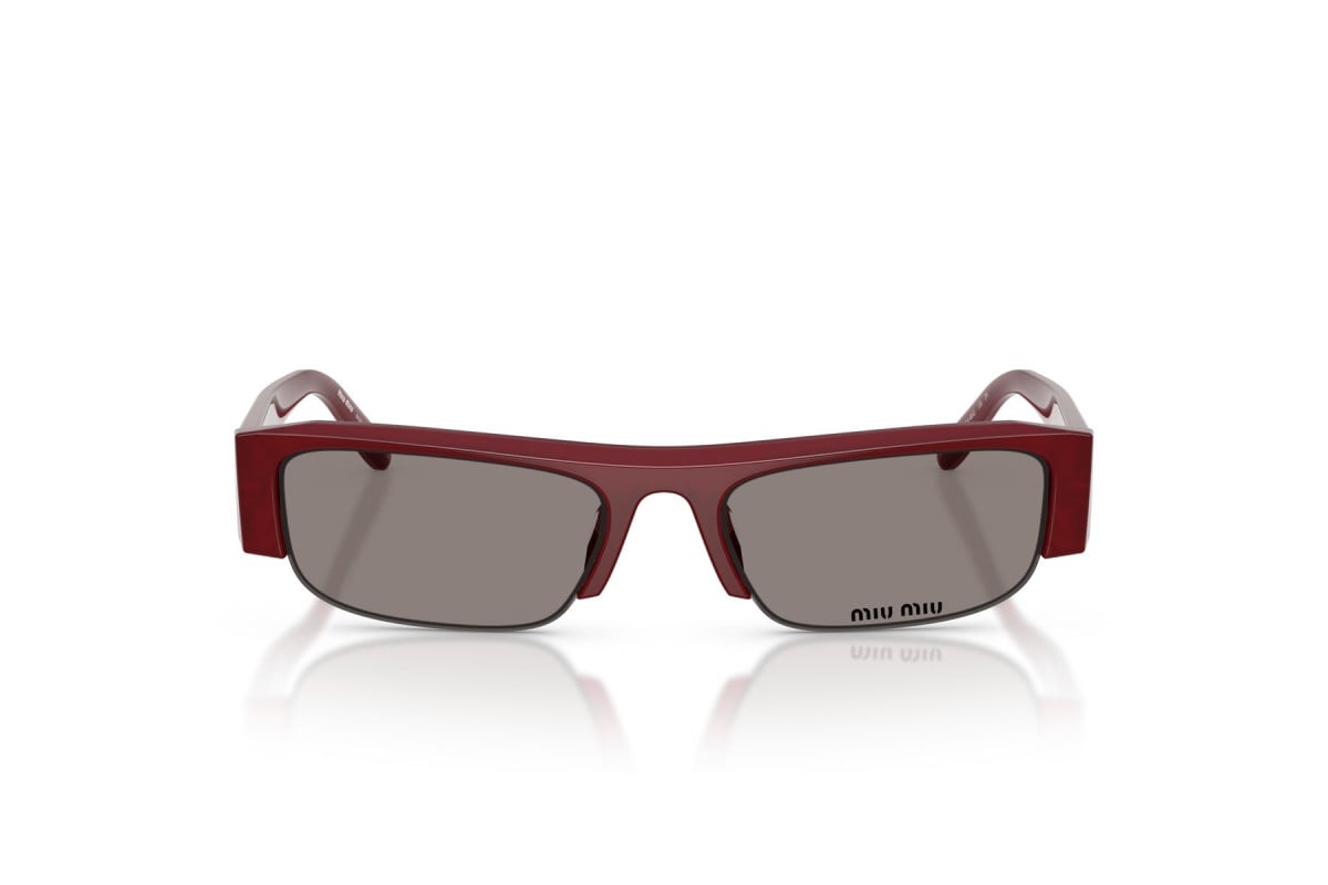 OCCHIALE DA SOLE DONNA | MIU MIU MU B07S - 21I80Q BORDEAUX OPALINO - CALIBRO 51