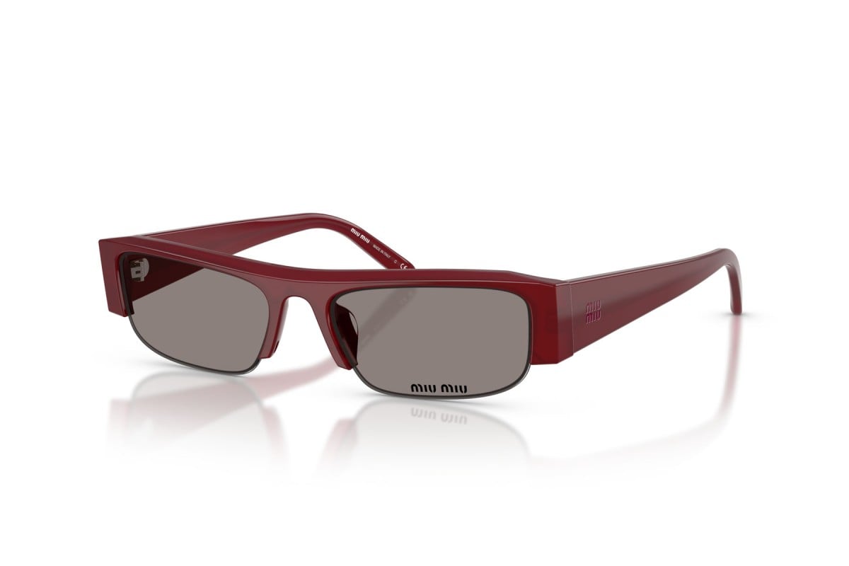 OCCHIALE DA SOLE DONNA | MIU MIU MU B07S - 21I80Q BORDEAUX OPALINO - CALIBRO 51
