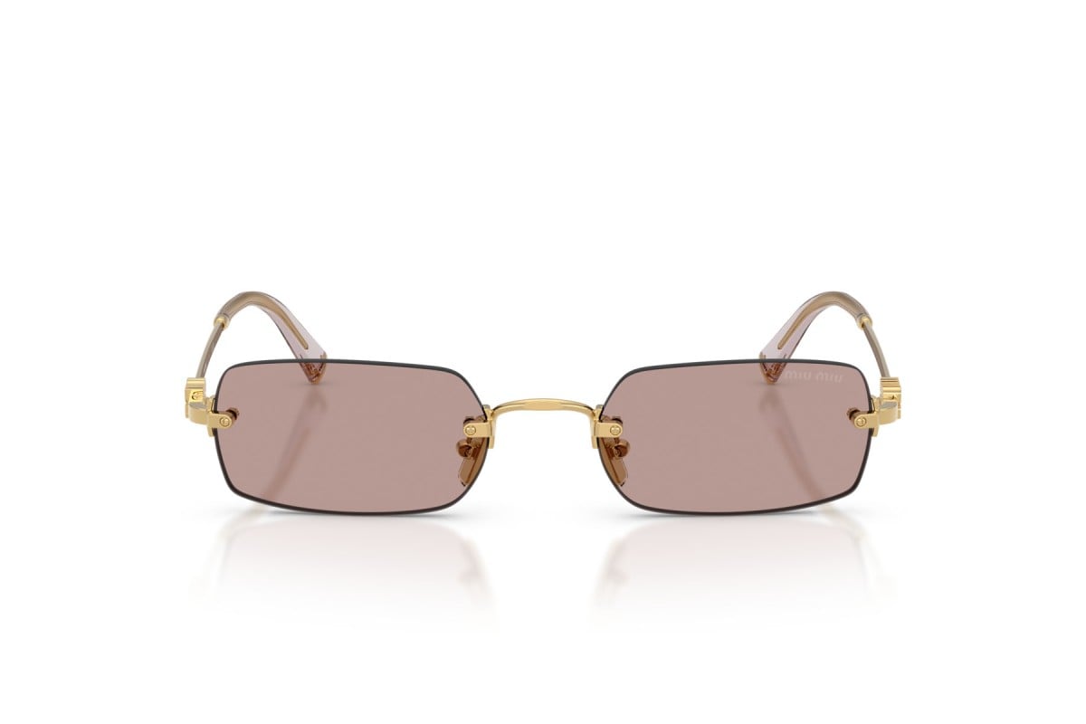 OCCHIALE DA SOLE DONNA | MIU MIU MU B50S - 5AK20I ORO - CALIBRO 52