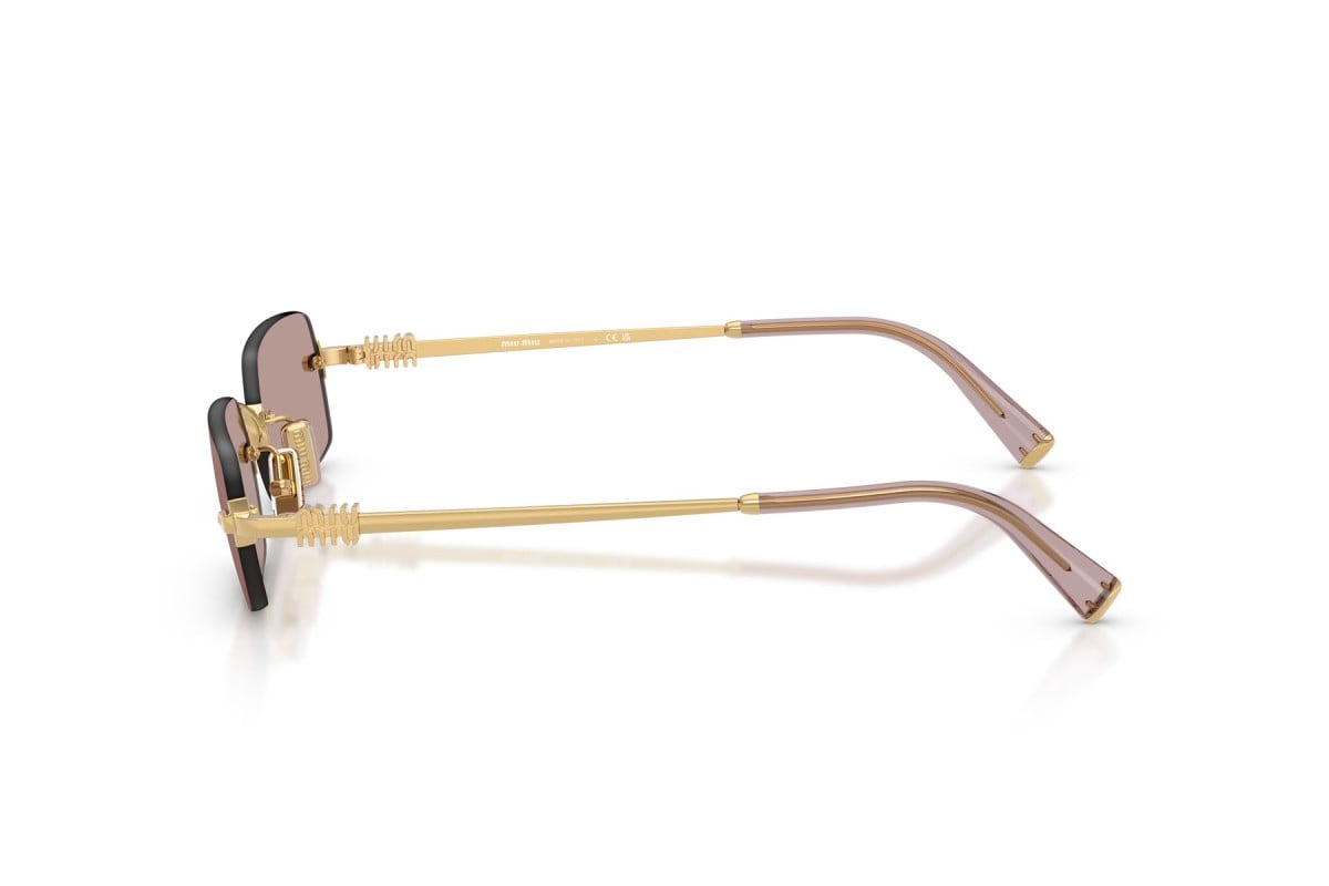 OCCHIALE DA SOLE DONNA | MIU MIU MU B50S - 5AK20I ORO - CALIBRO 52