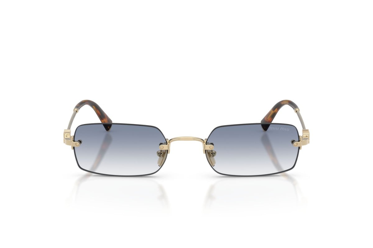 OCCHIALE DA SOLE DONNA | MIU MIU MU B50S - ZVN80O ORO PALLIDO - CALIBRO 52