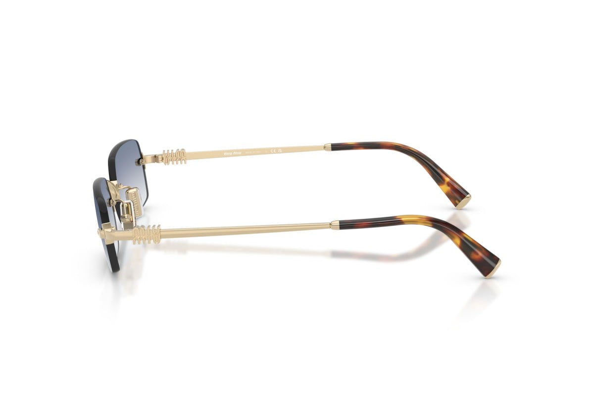 OCCHIALE DA SOLE DONNA | MIU MIU MU B50S - ZVN80O ORO PALLIDO - CALIBRO 52