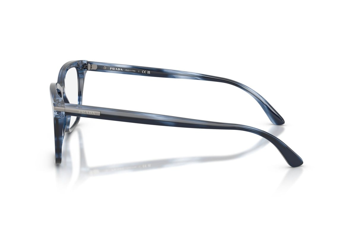 OCCHIALE DA VISTA UOMO | PRADA PR 14WV - 26F1O1 BLU STRIATO - CALIBRO 56