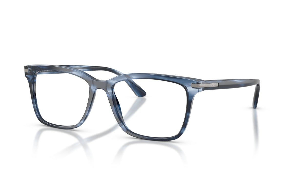 OCCHIALE DA VISTA UOMO | PRADA PR 14WV - 26F1O1 BLU STRIATO - CALIBRO 56