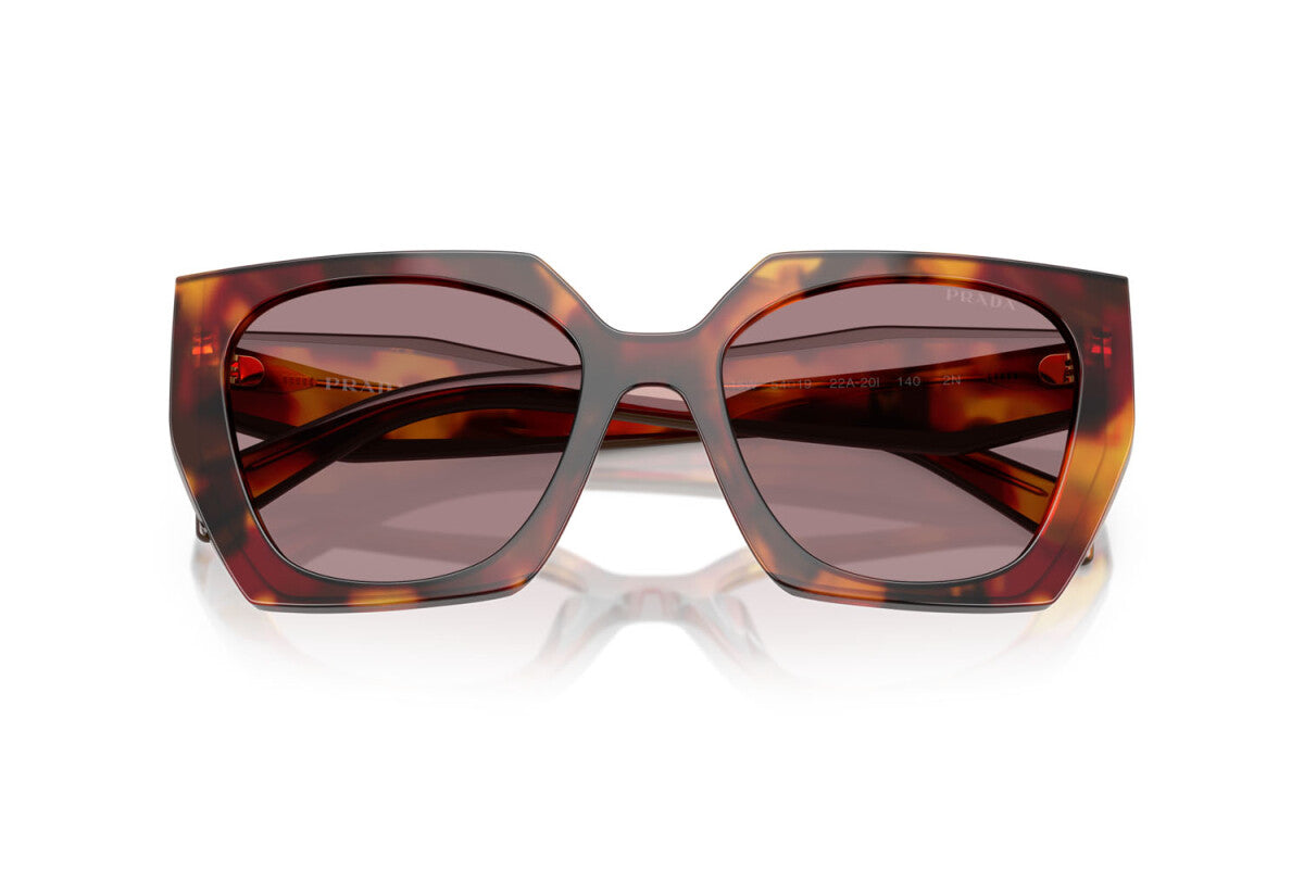 PRADA - 22A20I TARTARUGA PAPAVERO | OCCHIALE DA SOLE DONNA - PR 15WS CALIBRO 54