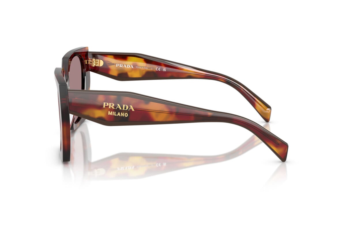 PRADA - 22A20I TARTARUGA PAPAVERO | OCCHIALE DA SOLE DONNA - PR 15WS CALIBRO 54