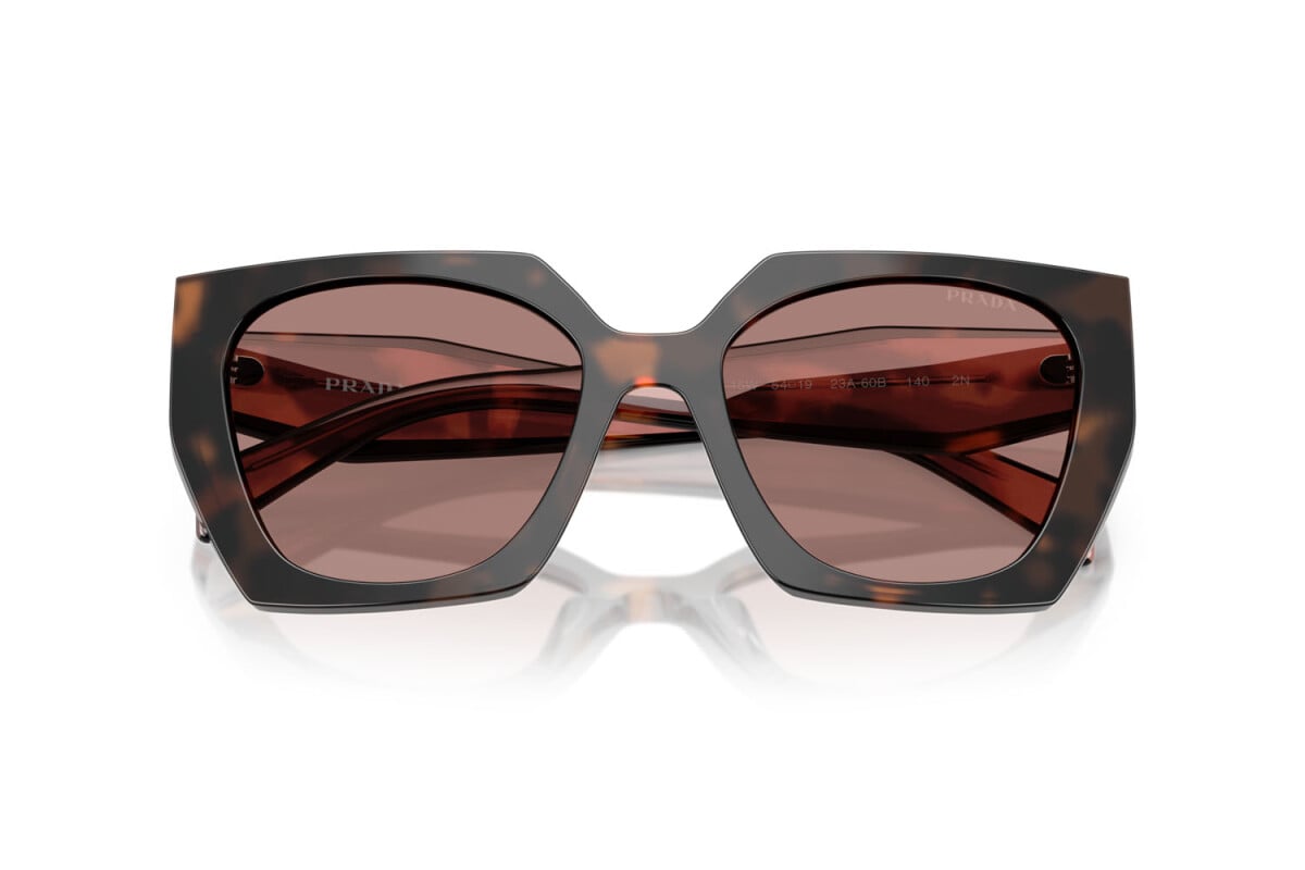 PRADA - 23A60B TARTARUGA MALVA | OCCHIALE DA SOLE DONNA - PR 15WS CALIBRO 54